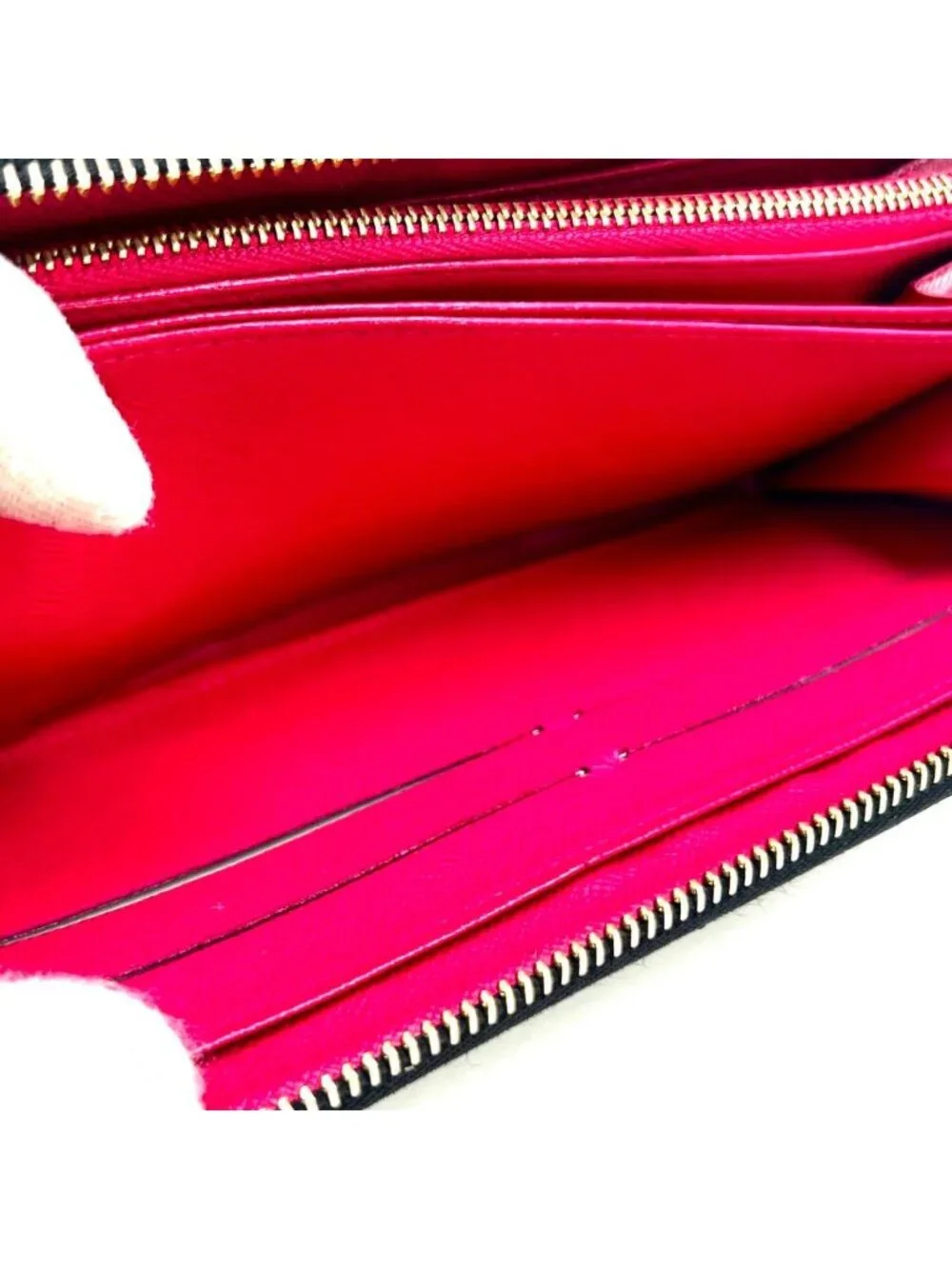 Louis Vuitton Multicolor Monogram Zippy Wallet Pink